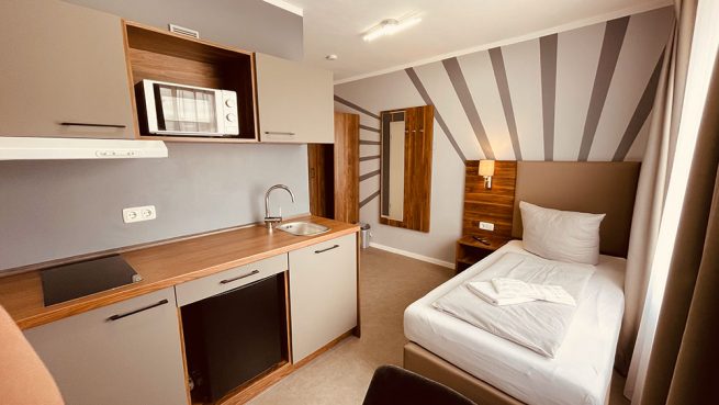 Apartment_Glinde_Einzelzimmer_Kueche